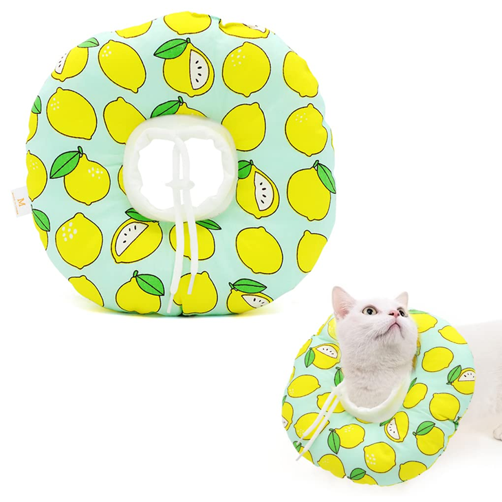Soft Green Recovery Cat Collar