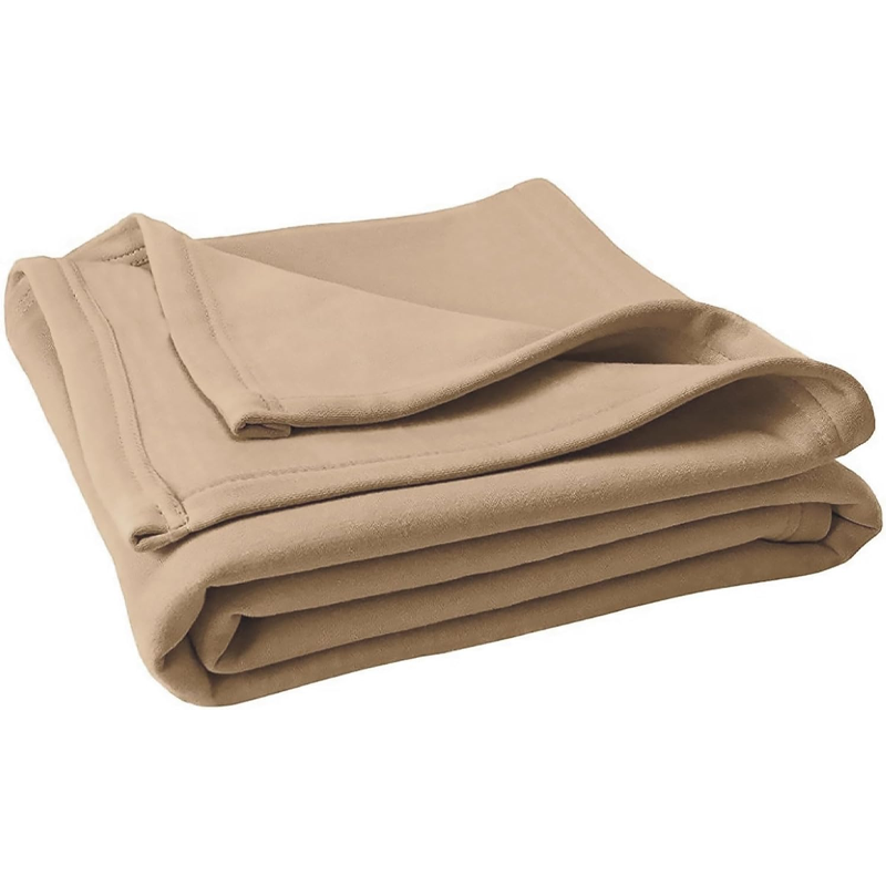 Taupe Plush Lightweight Pet Blanket