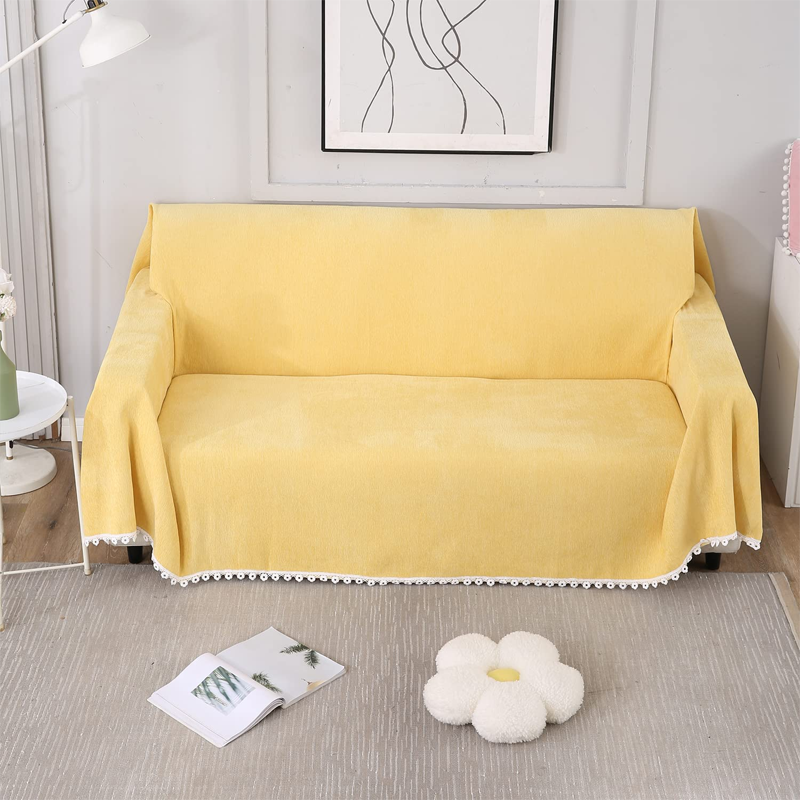 Soft Chenille Furniture Protection Throw