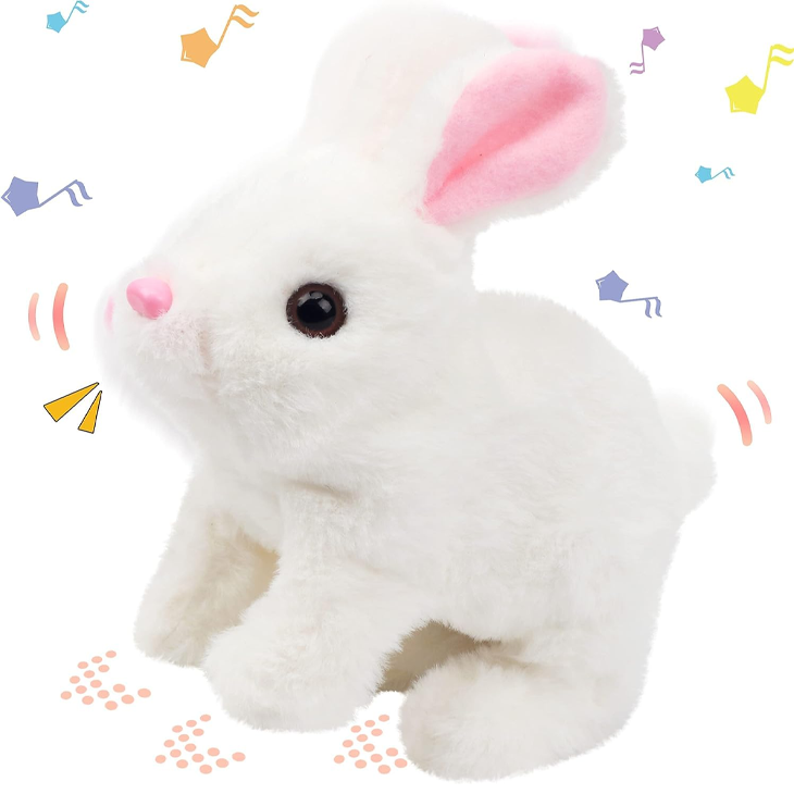 Animated Hopping Bunny Plush Toy