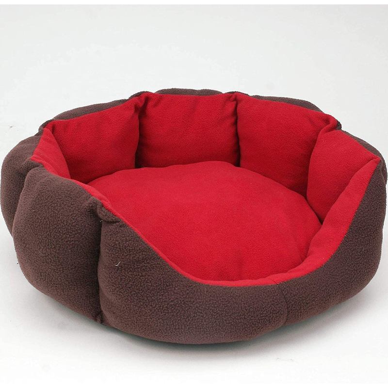 Cozy Reversible Round Pet Basket