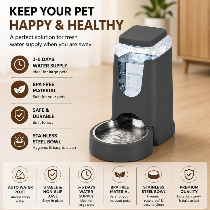 Gravity Automatic Pet Water Dispenser