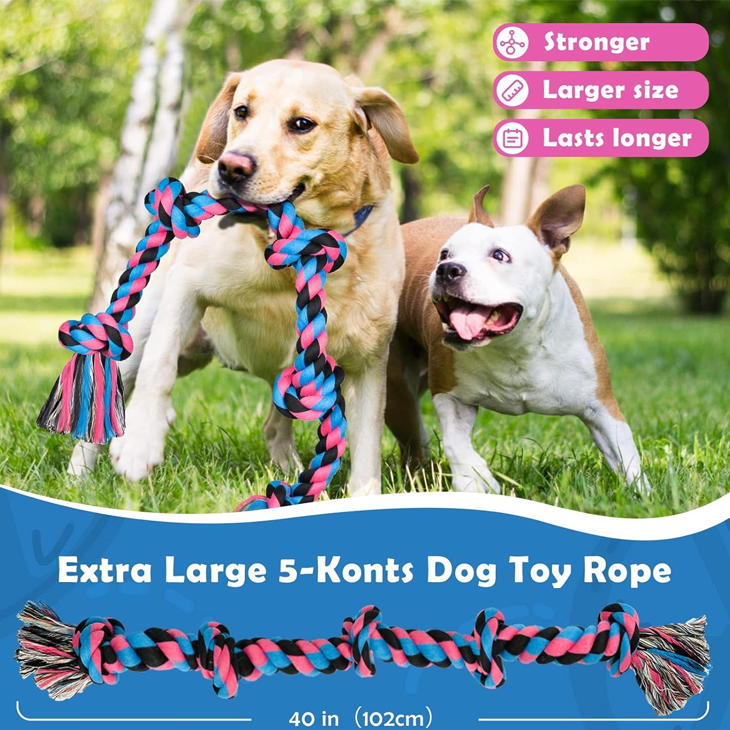 Bone Shaped Rope Dental Toy
