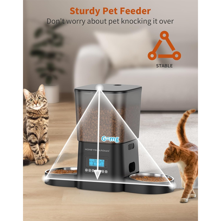 Dual Pet Automatic Food Feeder