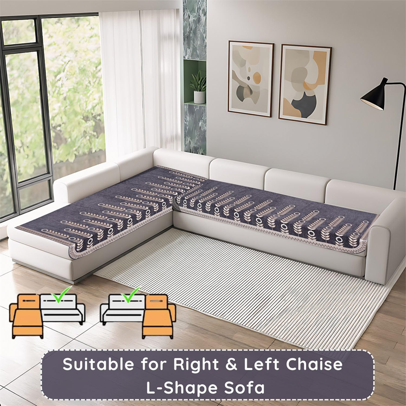 Chenille L Shape Sofa Protector Cover