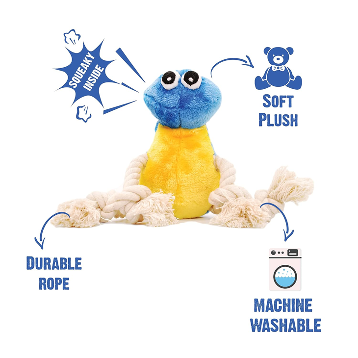 Furry Bird Crinkle Chew Toy