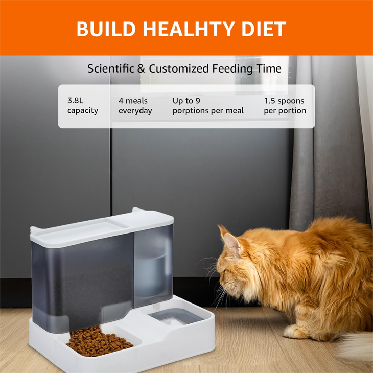 Automatic Gravity Pet Food Water Dispenser