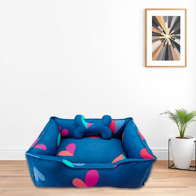 Heart Shaped Plush Pet Sofa