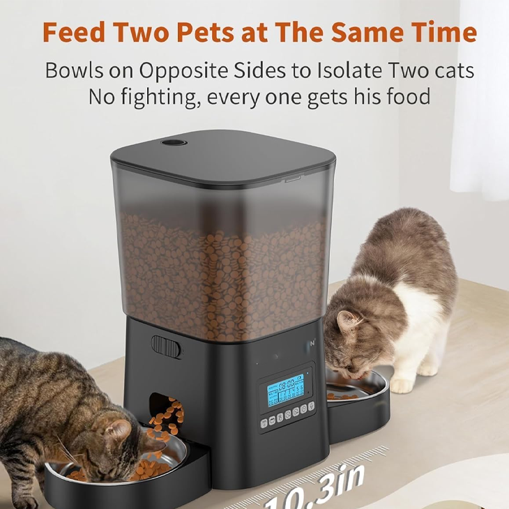 Dual Pet Automatic Food Feeder