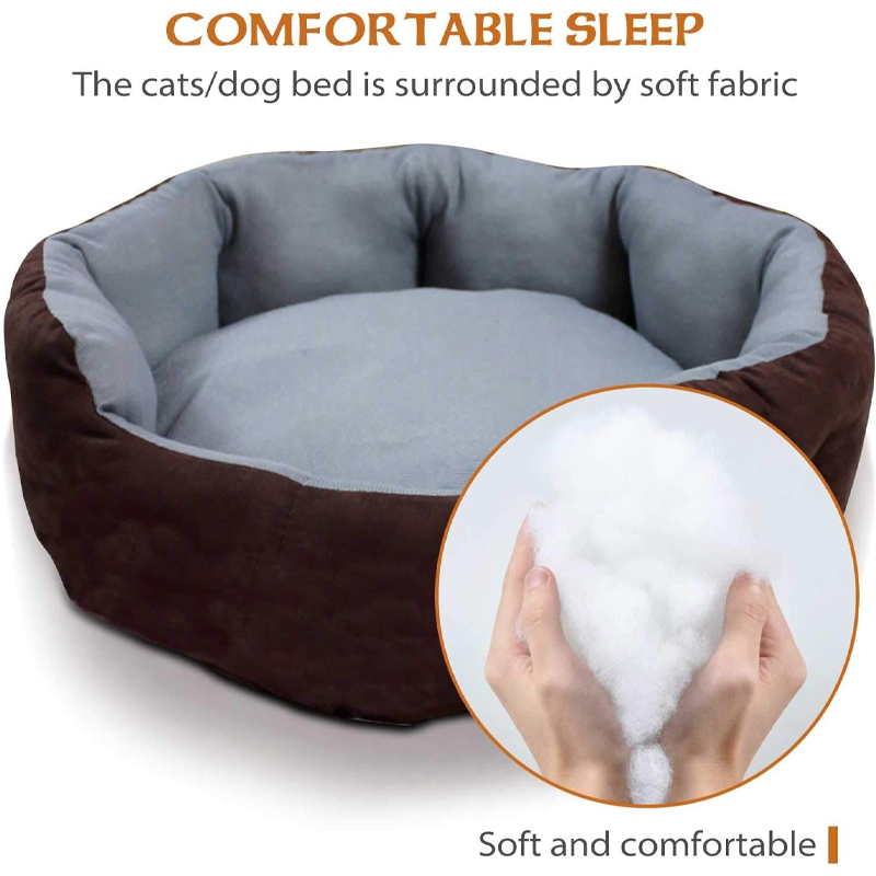 Cozy Reversible Round Pet Basket