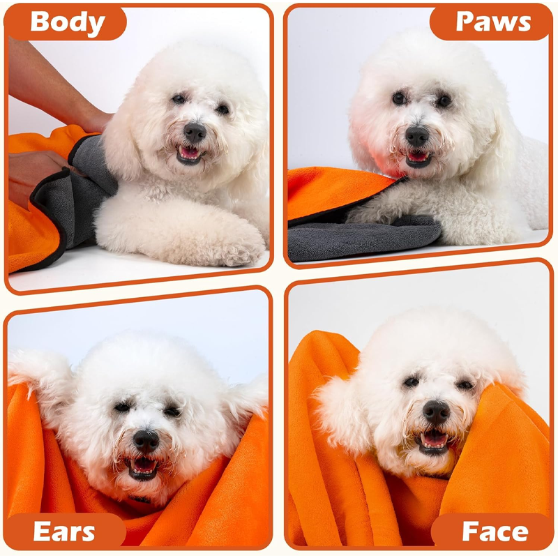 Absorbent Microfiber Pet Drying Towel