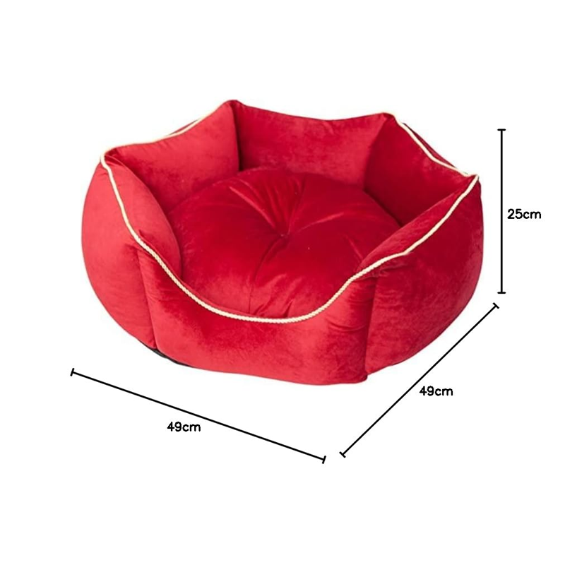 Soft Velvet Reversible Pet Sofa