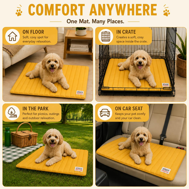 Portable Foldable Water Resistant Pet Mat