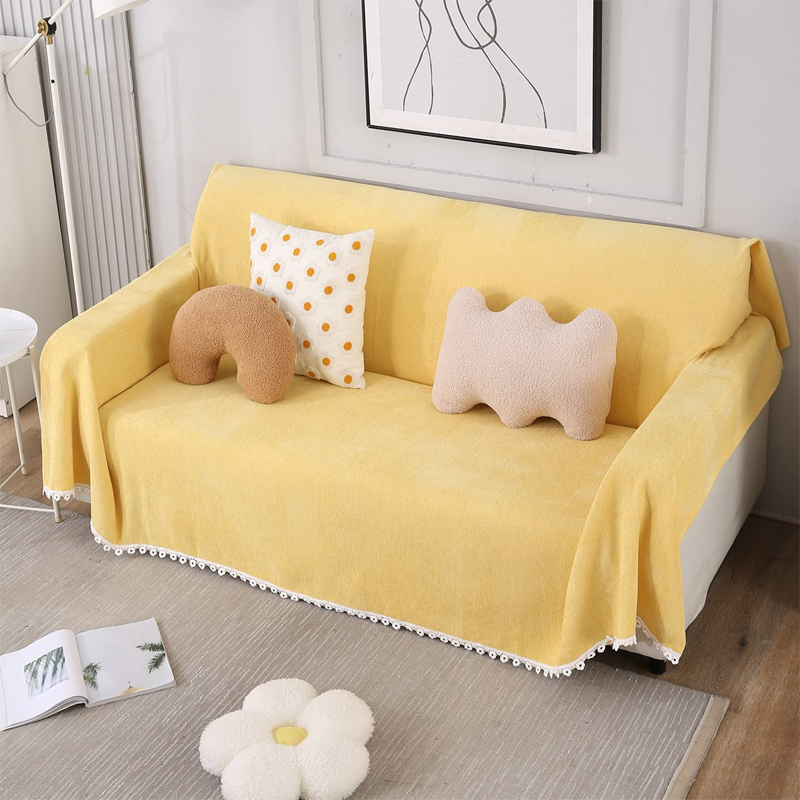 Soft Chenille Furniture Protection Throw