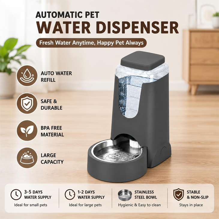 Gravity Automatic Pet Water Dispenser