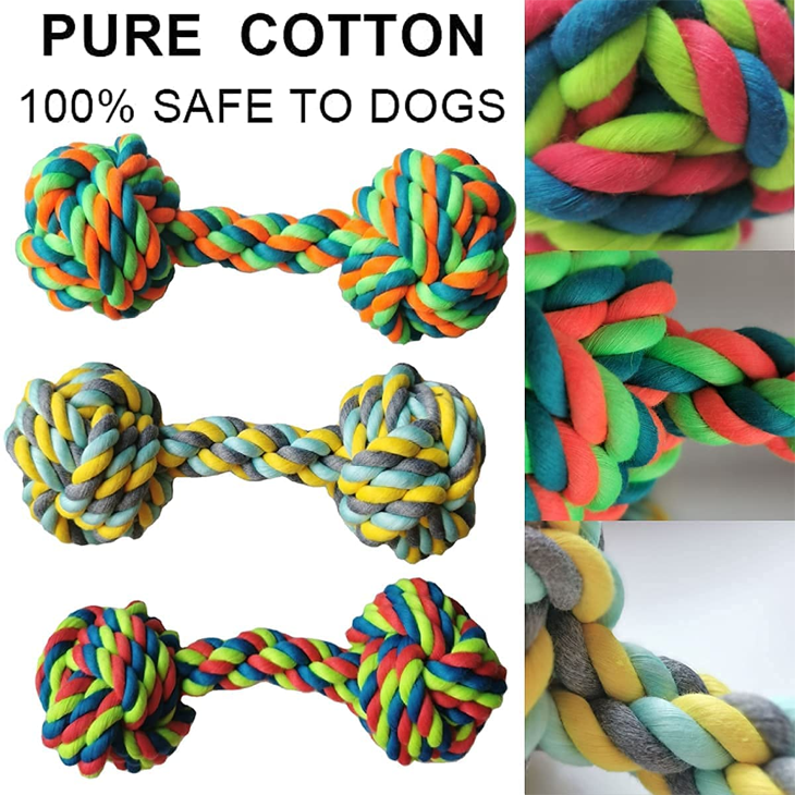 Cotton Rope Tug Chew Set