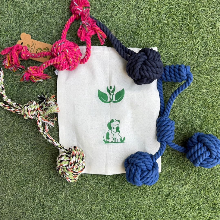 Natural Cotton Rope Puppy Toys
