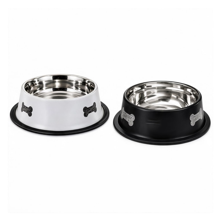 Stainless Steel Anti Tip Dog Bowl