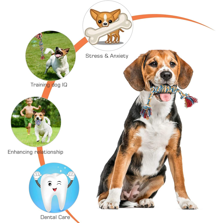 Cotton Rope Chew Toy Set