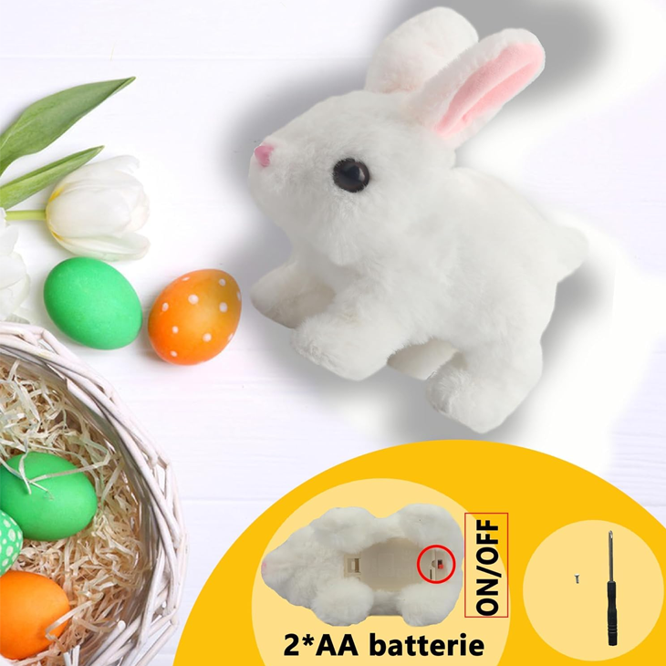Animated Hopping Bunny Plush Toy