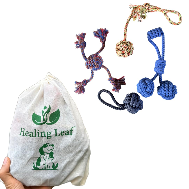 Natural Cotton Rope Puppy Toys