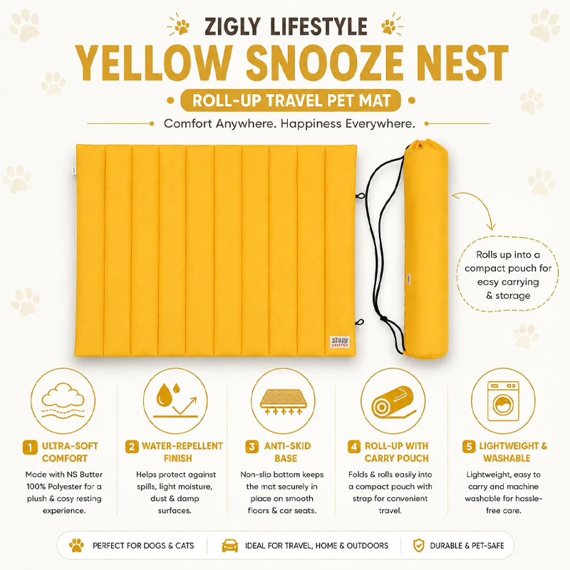 Portable Foldable Water Resistant Pet Mat