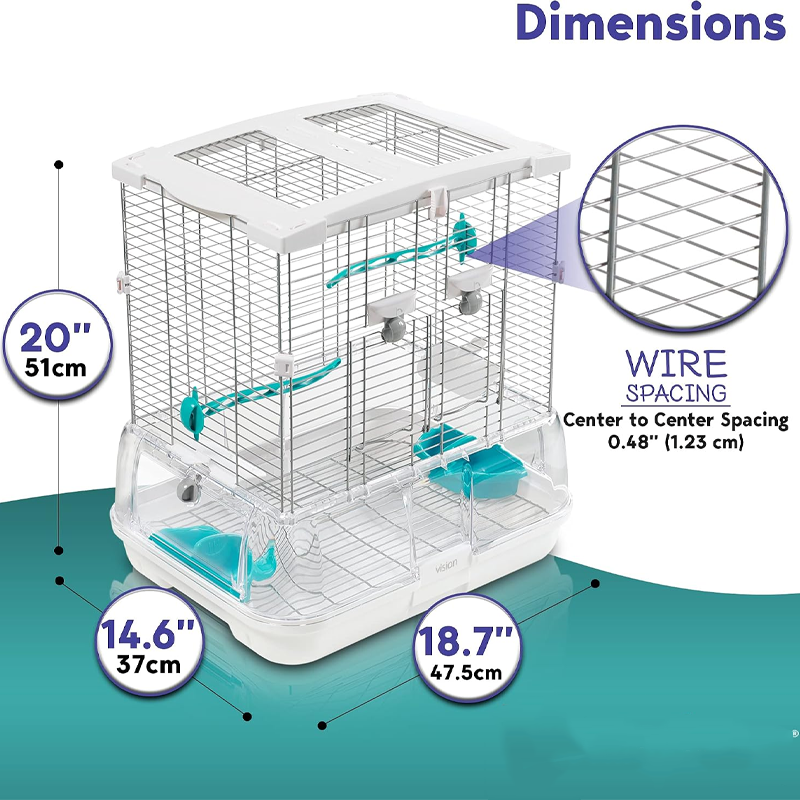Metal Wire Budgie Bird Cage