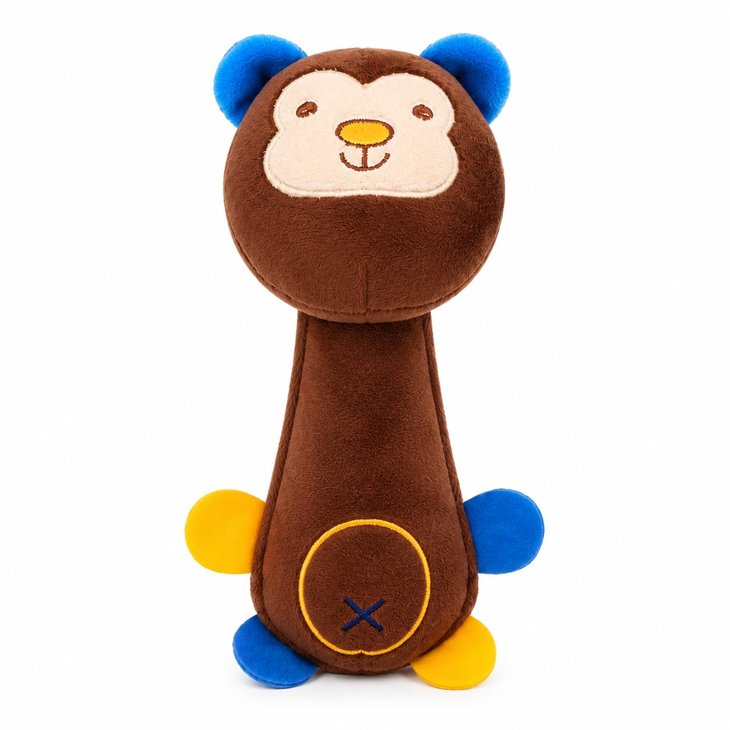 Giraffe Squeaky Plush Chew Toy